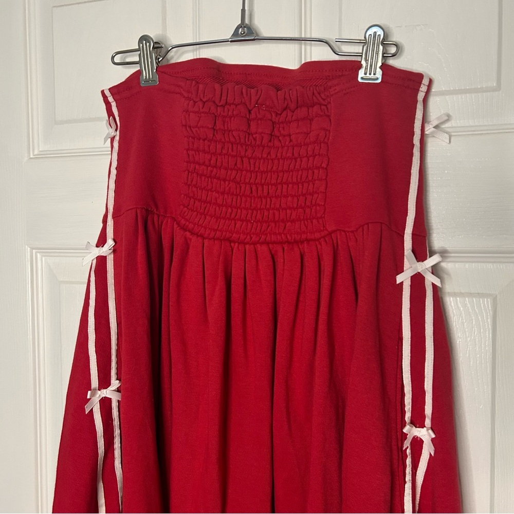 Daily Practice Strapless Side Bow Midi Dress - Picture 12 of 16